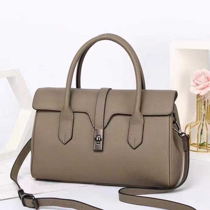 

Простая и модная женская сумка из коровьей кожи первого слоя, вместительная кожаная сумка-мессенджер через плечо, универсальная сумка 32*15*21cm