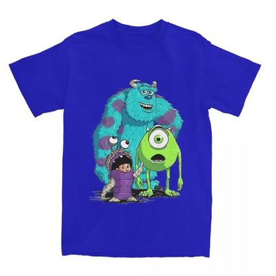 Monster AG Universität Sullivan Boo T-Shirt Herren Damen Vintage Baumwoll-T-Shirt Kurzarm T-Shirts Neuankömmling Kleidung#Farbe