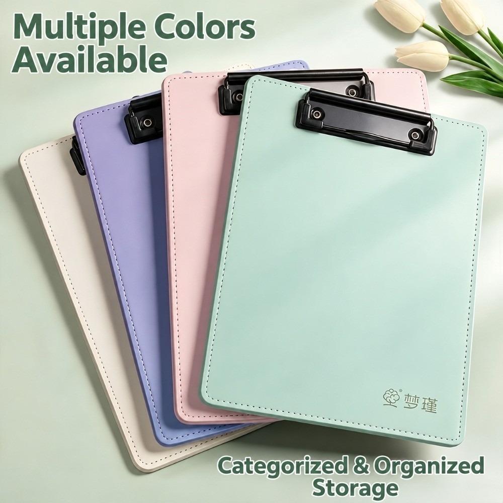 Macaron Color Clip Board A5 Writing Board Clip Practical Clipboard Restaurant
