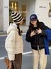 Hooded thickened warm white duck down jacket women's winter new loose temperament versatile