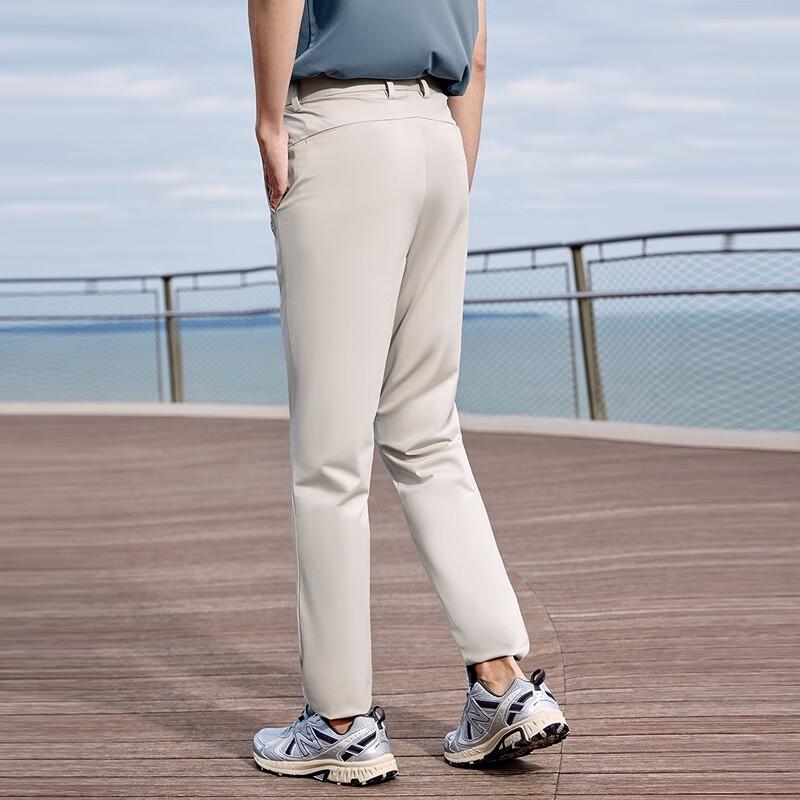 

Qipai Men s Spring Stretch Straight-Leg Casual Trousers 36