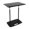 Conference Presentation Stand, Portable Presentation Standing for Classroom, Height Adjustable Desk for Classroom Church Black