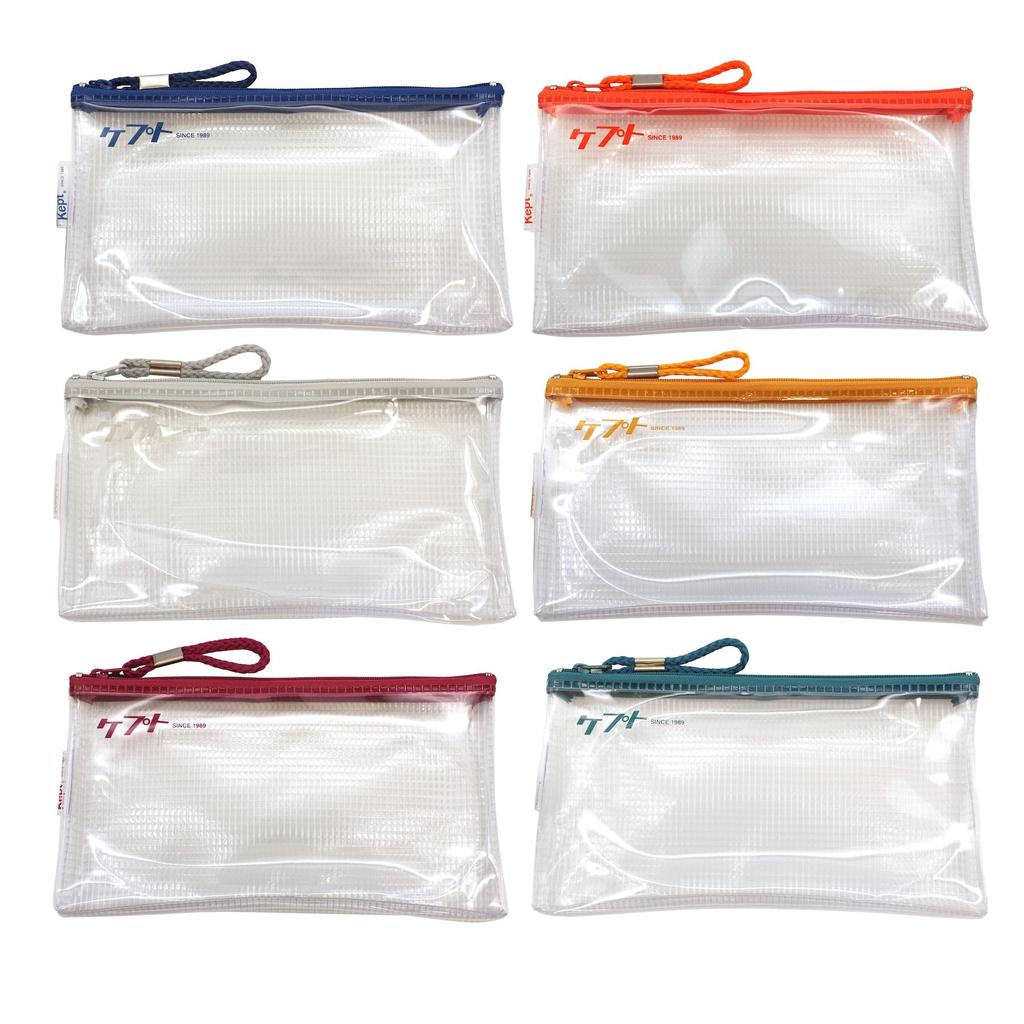 Limited Reprint Kept Clear Pen Case (Katakana) [Lapis Lazuli] Pencil Case KPF6035A