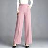 Women's High Waist Wide Leg Flowing Dress Pants with Slimming Fit for and Casual Wear