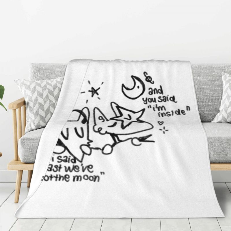 Custom Twin Fantasy Blanket Warm Fleece Soft Flannel Car Seat Headrest Throw Blankets for Bedroom Couch Travel Autumn 75X95CM