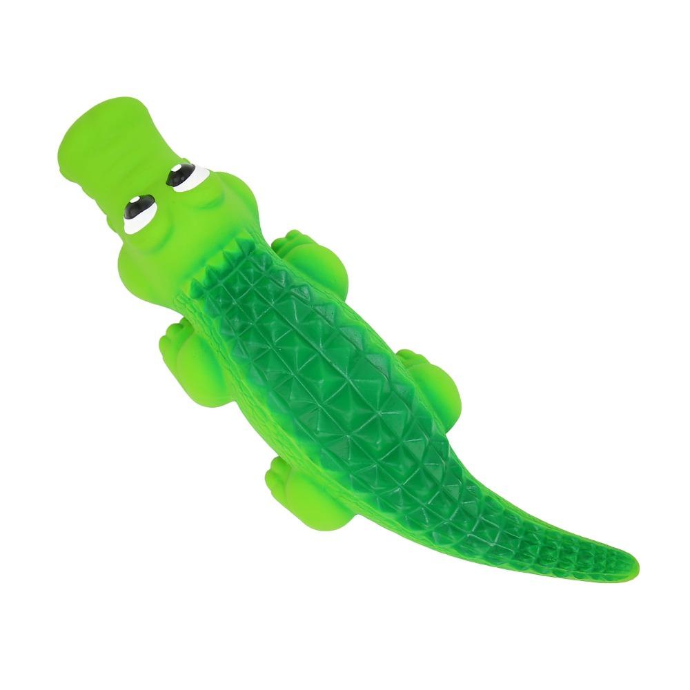 Alligator Kontur Quietschender Hund Alligator Spielzeug Interaktives Hundetraining Spielzeug Welpen Zahnen