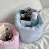 Item Organization Striped Makeup Bag Makeup Brush Storage Cosmetics Container  for Makeup Table