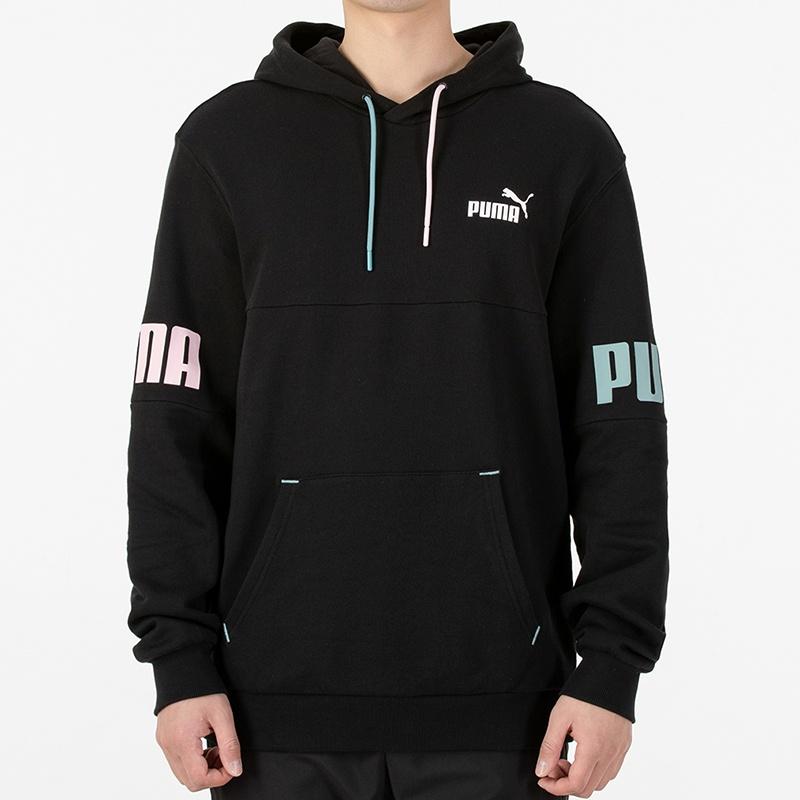 Puma Power Logo Printing Sports Black Men's 670937-51