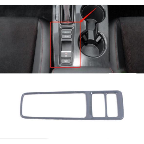 For Honda Civic 2022-2025 Black Titanium Center Console Button Switch Decoration