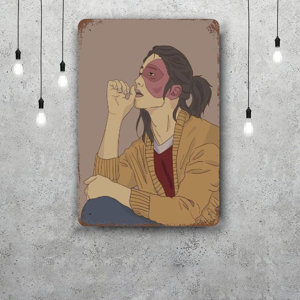 zuko Cartoon Retro Vintage Tin Sign Poster Decorative Plaque Metal Plate Wall Decor