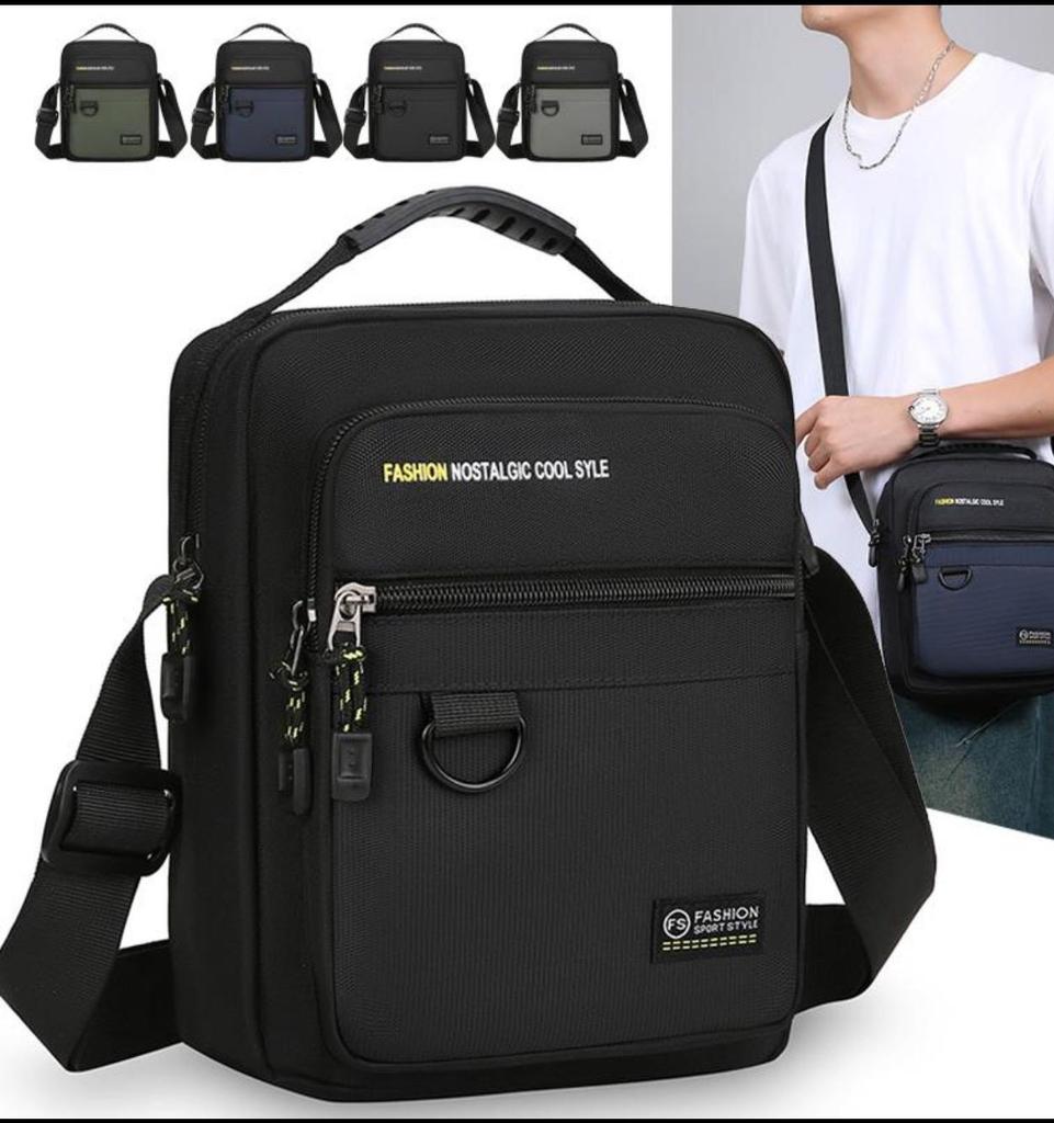 Men's Shoulder Bag 2026 New Casual Men's BagWaterproof Outdoor Multi-Functional Crosspody Bac