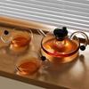Borosilicate Glass Teapot Set Scandinavian Style Teapot High Temperature Resistant Material Luxury Simple Teapot Tea Cup Set