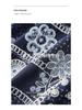 High-Quality French Retro Sequin Embroidered Denim Skirt Dress for Women