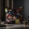 Brickleberry Cushion Cover Anti-dustmite Pillowcase Invisible Zipper Silky Short Plush Sofa Cushion Cover