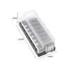 1Set 32V DC Engine 6-Way Compact Fuse Box with Single Input and 6 Outputs Kit