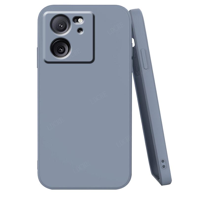 For Cover Xiaomi 13T Pro Case For Mi 13T Pro Capas Liquid Silicone Bumper Shockproof Soft TPU Case For Mi 13 T 13T Pro Fundas