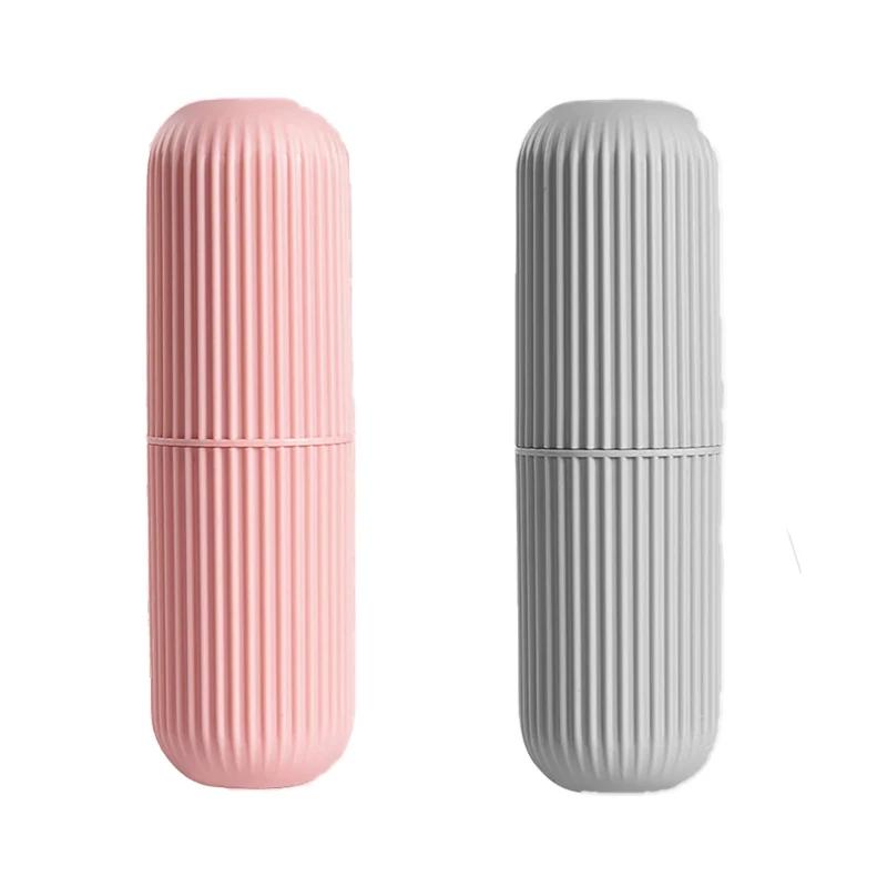 Travel Portable Toothbrush Cup Bathroom Toothpaste Holder Storage Case Box Organizer Travel Toiletries Storage Cup New Creative
