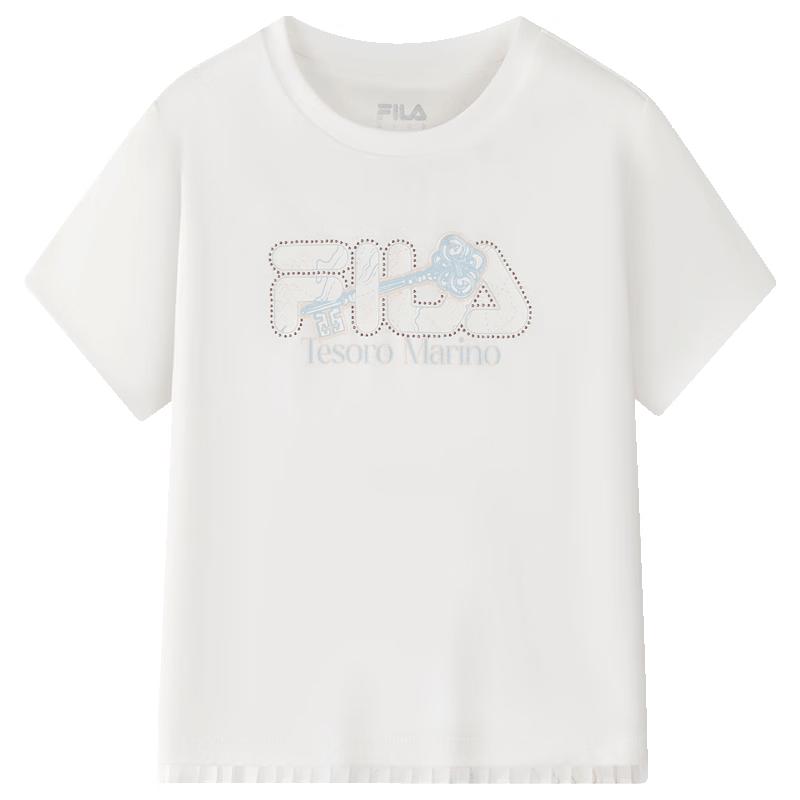 FILA Girls' Short Sleeve Cotton T-Shirt