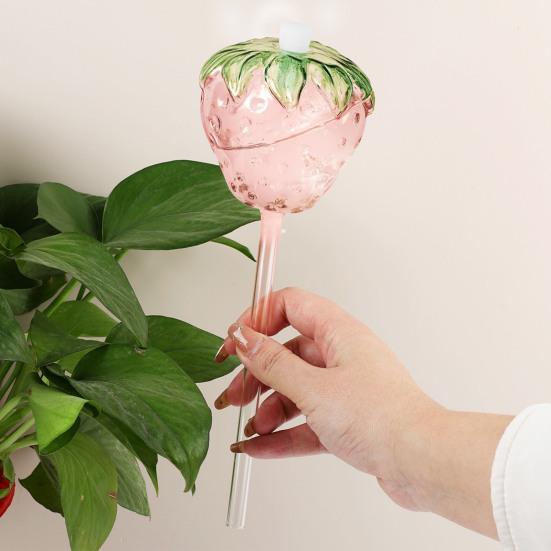 Self Watering Bulbs for Indoor Plants Mushroom Plant Watering Globes Planter Insert Strawberry Watering Bulbs for Busy Home Gardeners Potted Plants