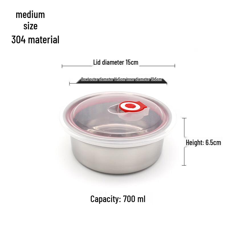 Laino 304 Stainless Steel Food Container Set