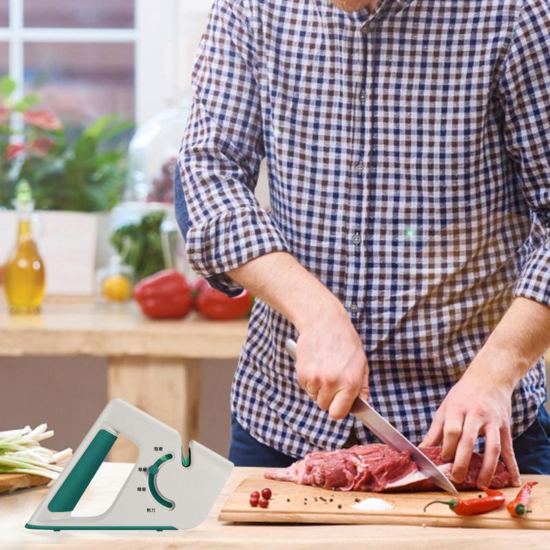 Manual Sharpener Knife Knife Sharpening System Original Polish Blades Best 4 In 1 Knife Sharpener Really Works For Ceramic China Mainland