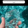 Blue Glass Stones for Garden and Villa Landscaping - Decorative Colored Glaze Blocks for Courtyard Gabion Filler.