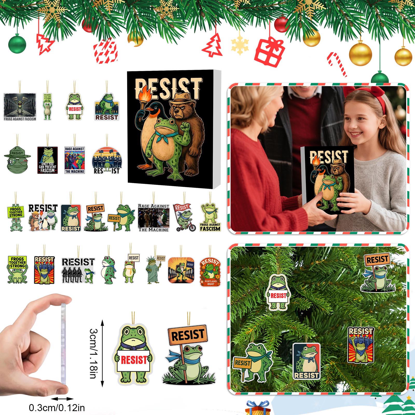 

Адвент-календарь содержит 24 подарка, милые фигурки кукольный адвент-календарь, календарь обратного отсчета с игрушками-сюрпризами, коллекционные фигурки в подарок для детей One Size