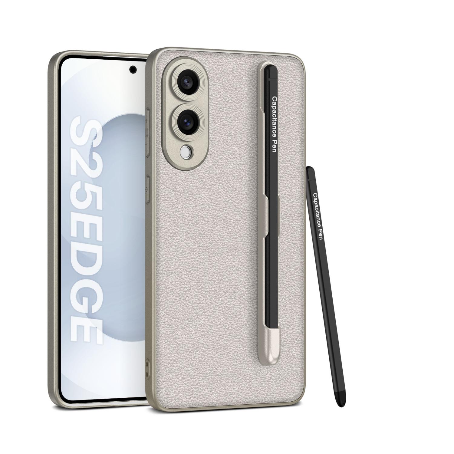 

Чохол для мобільного телефону Samsung S25edge S25EDGE Всеохоплюючий Сесквінін Ремінь Слот для ручки зі стилусом Проти падіння SM-S25 Edge