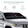 C-Corvette Novelty Car Front Windshield Sunshade 70x130cm Cartoon Foils Car Window Windscreen Cover