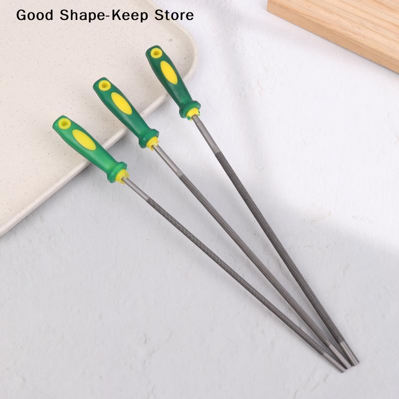 High Carbon Steel round Saw Chain Files Kit 4.0mm 4.8mm 5.5mm Chain Saw Sharpening Woodwork Tools Accessories for Chainsaw