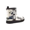 UGG Bota Mini Clássica Transparente Branco Mármore Preto (Mulheres) Tênis Feminino 1120778-BLK
