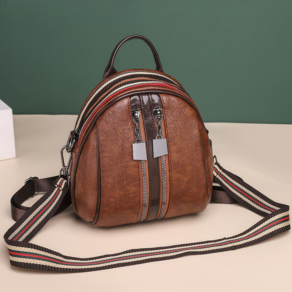 Women's Backpack Small Casual Bagpack Multifunctional Shoulder Crossbody Bags Female Travel Leisure Back Pack Mini School Bag