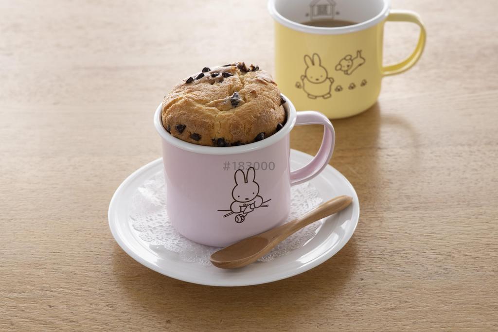 Fuji Emalj Miffy Pastellmugg, 8cm, Rosa, Gåva, Miffy Emalj