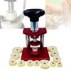 Watch Press Tool Watchmaker Repair Kit Screw Type with 12 Dies Back Case Closer