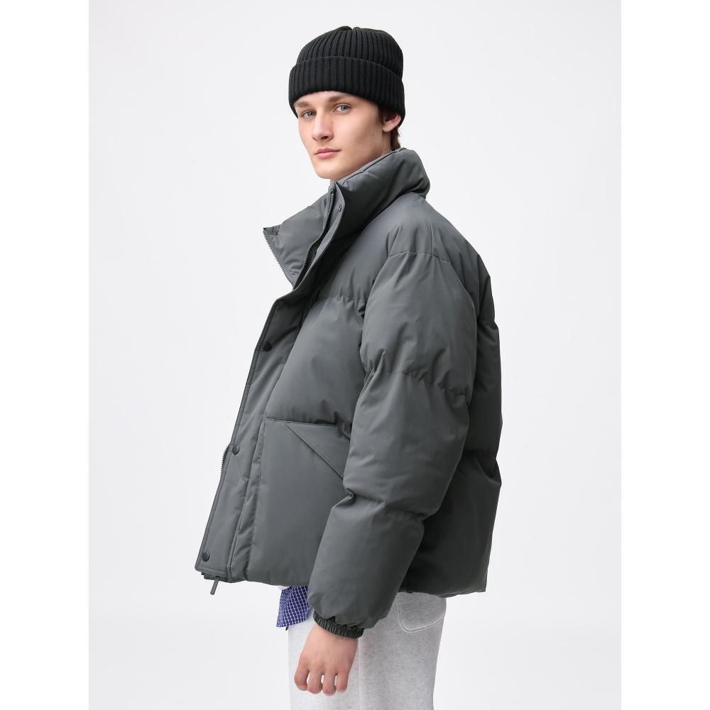 GU by Uniqlo Ciepła pikowana bluza bomberka z kołnierzem nazwa modelu