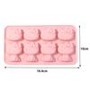 Creative Cute Cat Silicone Summer Ice Block Mold Cartoon Diy Chocolate Biscuit Mold Baking Tool Homemade  Drip Mould Gift