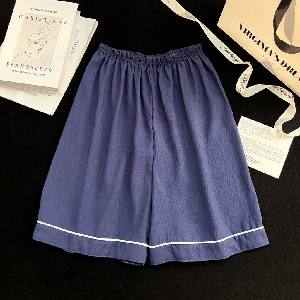 Men's Cloud Cotton Solid Color Short Sleeve Pajama Set