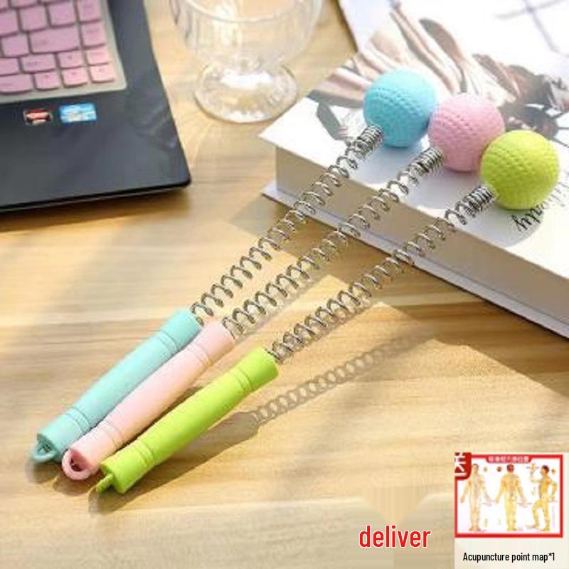 

Массажный молоток для гольф-клуба с силиконовой головкой из TPR для терапии спины, шеи и позвоночника