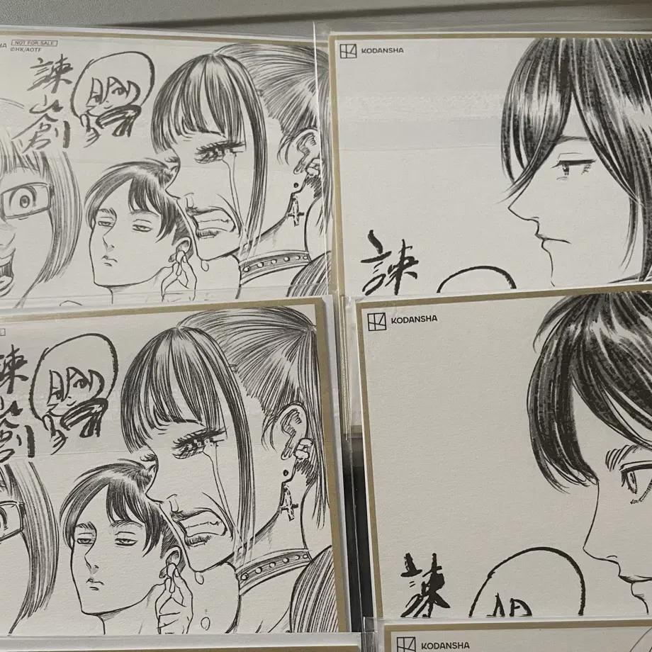 

Attack On Titan Saekji Предзаказ Benefit Eren Mikasa Group