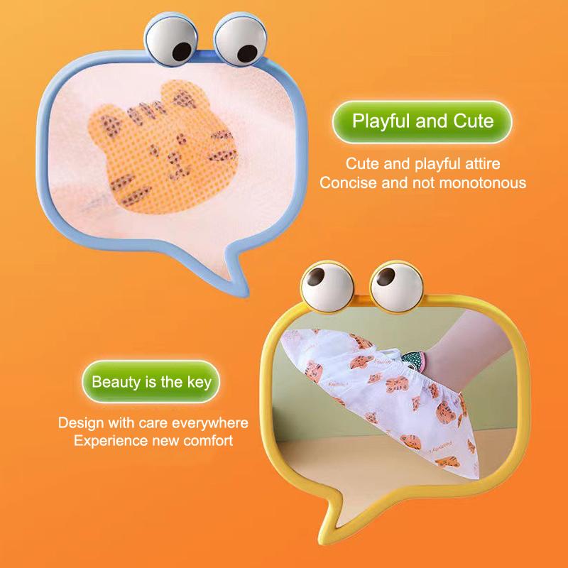 50 Pcs Disposable Thickened Cartoon Shoe Covers,Home Indoor Non-Slip Anti-Dirty Foot Cover, Breathable Foot Covers For Shoes