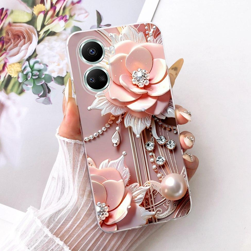Clear Casing For Huawei Nova 10SE BNE-LX1 BNE-LX3 BNE-AL00 Cover For Huawei Nova 10 SE Case Fashion Butterfly Funny Cute Painted