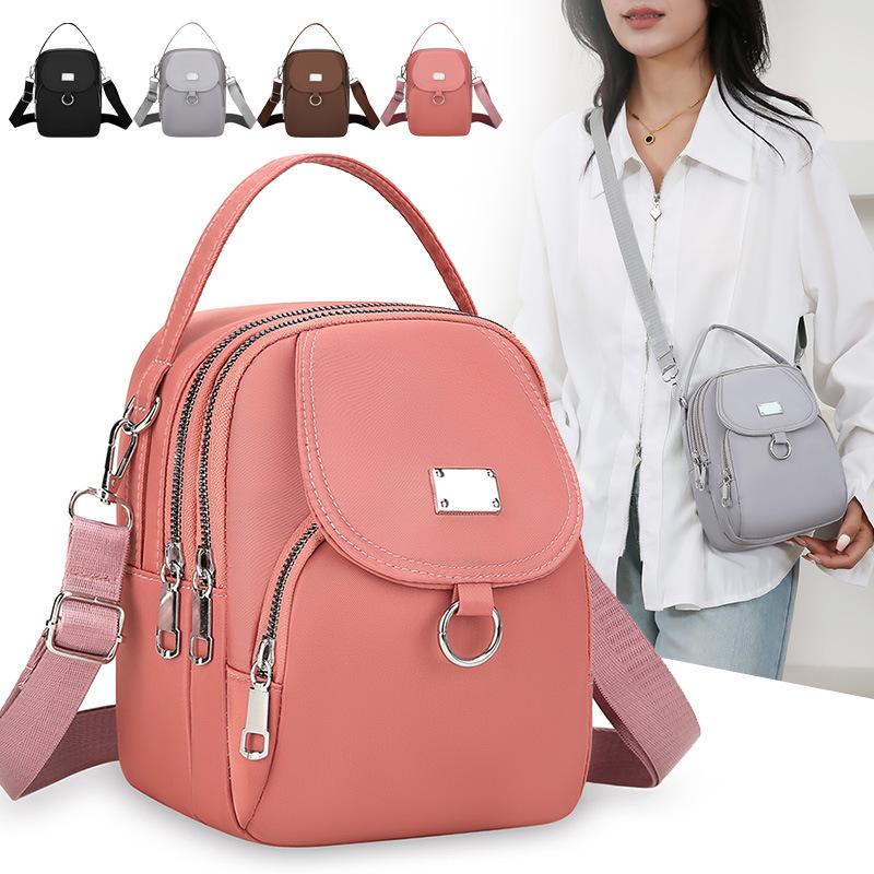 1Pc Women's Bag New Fashion Handbag Multi-functional Versatile Shoulder Messenger Bag Change Bag Mobile Phone Bag