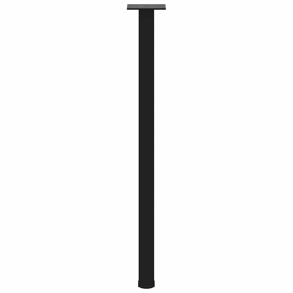 Vidaxl Nogi Do Stolika Kawowego, 4 Szt., Czarne, 72-74 Cm, Stal