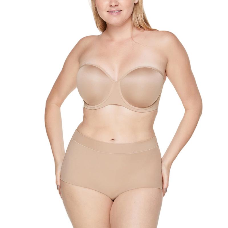 

Gathering plastic breast closure vest without steel ring tube top type adjustment underwear type body sculpting back bra customization S