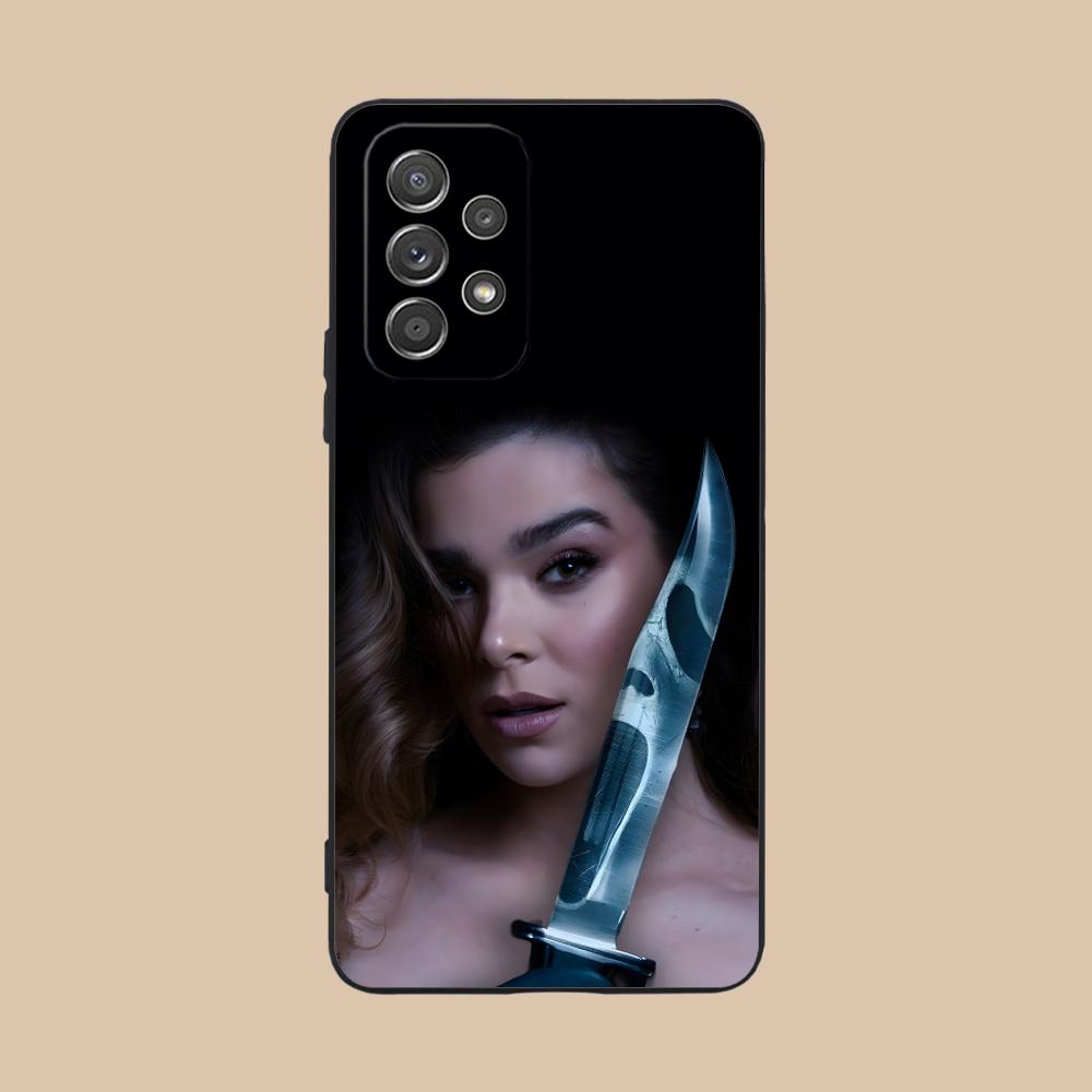 Hailee Steinfeld Matte TPU Mobile Phone Case for Samsung Galaxy M55 54 42 35 34 33 32 23 22 15 14 13 12 F55 5G Colorful Cover