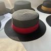 New Hat Women's Spring and Summer Flat Top Top Hat Adjustable French British Sunshade Sunscreen Travel Versatile Seaside
