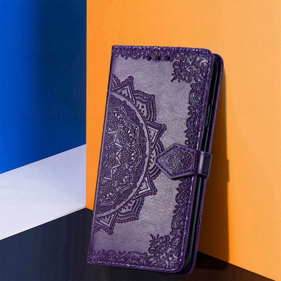Foral Book Leather Wallet Flip Case For Xiaomi 14T 11T 13T Redmi 14C 13C 9C Note 15 14 10 11 12 13 Pro 5G 9 14S 10S 11S Poco M6 C75 F7 X7 X6 C65 Cover