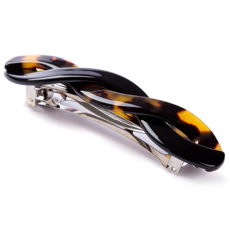 1pcs 9cm Twist French Hair Clips for Girls and Women Barrettes Hair Claw for Rolled Up Hairstyle Fashion Stylish Headwear