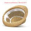 Britische Männer Strandsonnenhüte Sommer Cowboy Fedora Retro Jazzhut Atmungsaktive Strohhüte Outdoor Panama Mann Gentleman Urlaubs-Sonnenhut