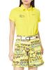 Short Sleeve Polo Shirt Quick UV Golf S [Pin Apparel] Women's (Moisture Wicking, Drying, Protection) / / 622-4160204 060_Yellow